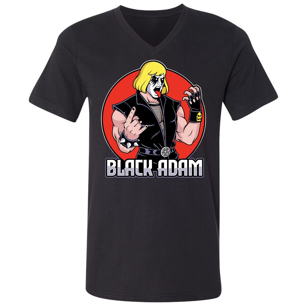 Unisex V-Neck T-Shirt - U2UK331D - Black - 1