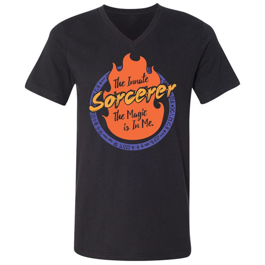 Unisex V-Neck T-Shirt - SZA8LFXD - Black - 1