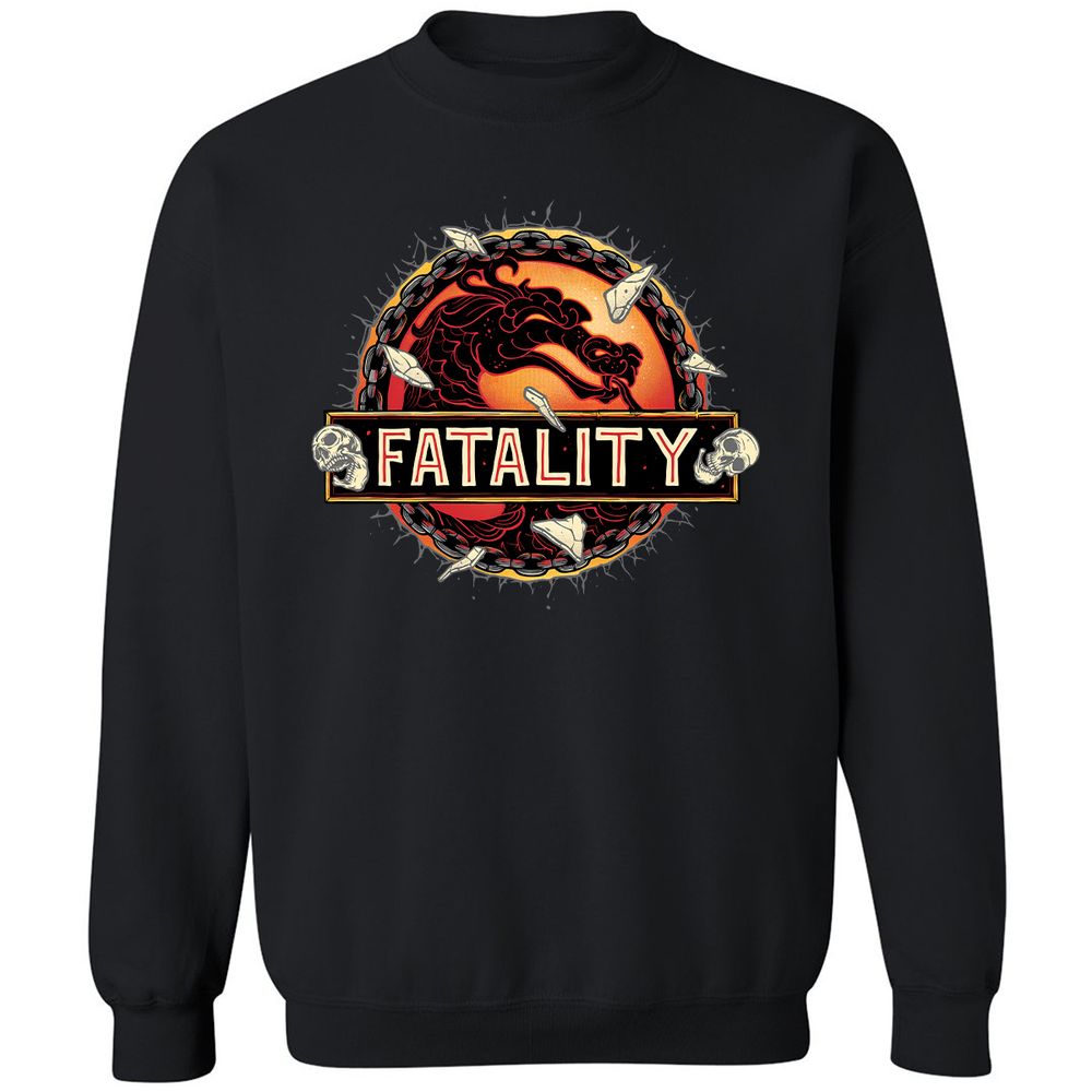 Classic Unisex Sweatshirt - JK5Q4R3H - Black - 1