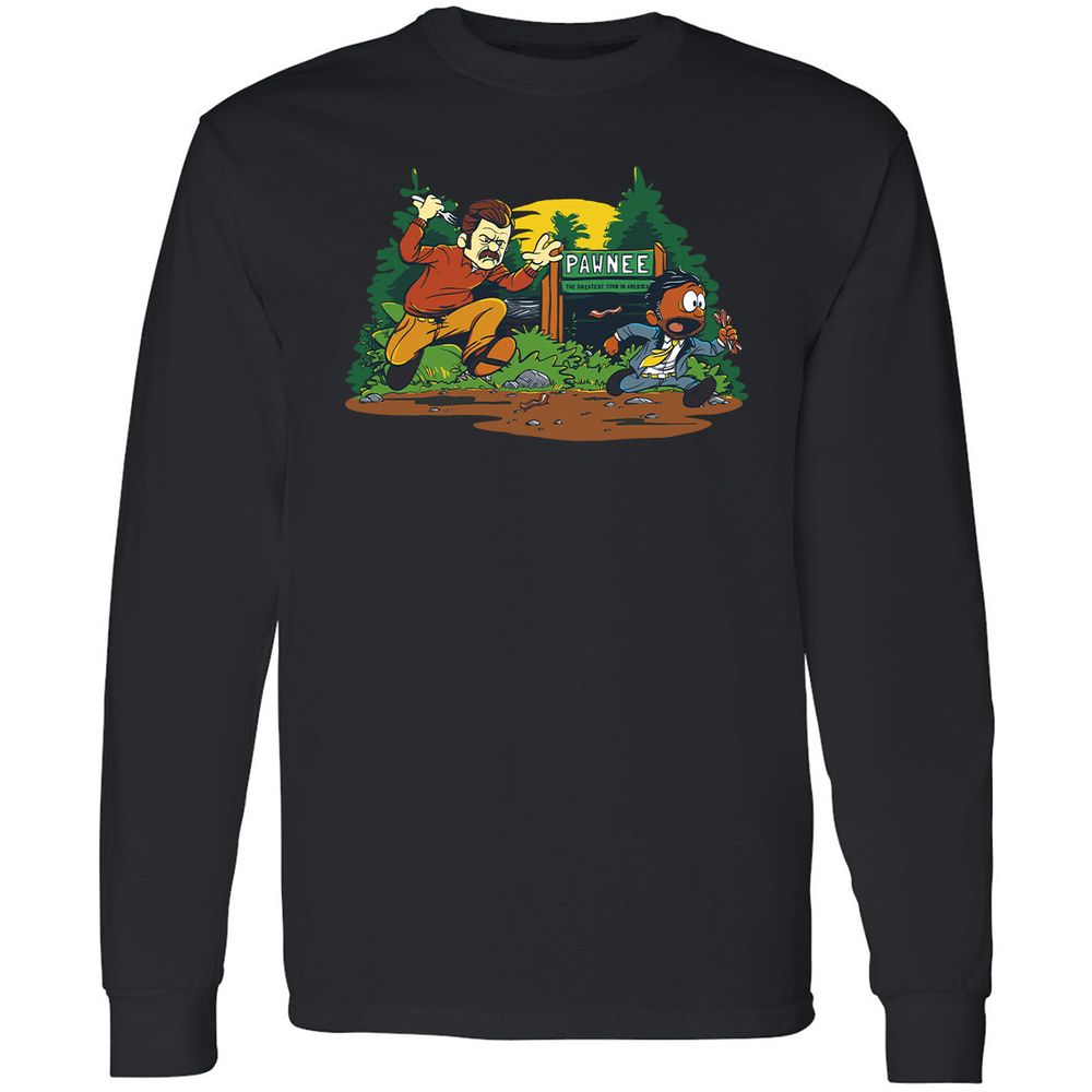 Long Sleeve T-Shirt - KHVZZC1U - Black - 1