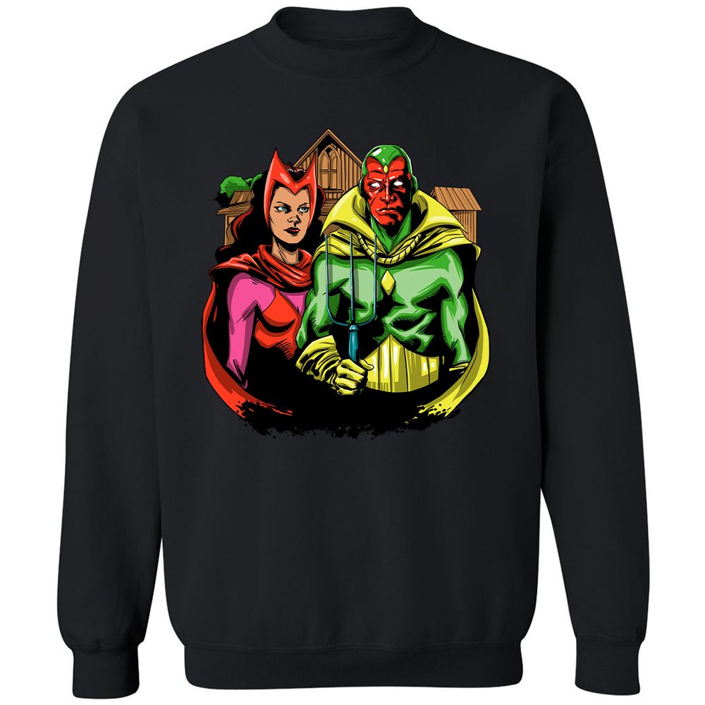 Classic Unisex Sweatshirt - 9W2M5JM7 - Black - 1