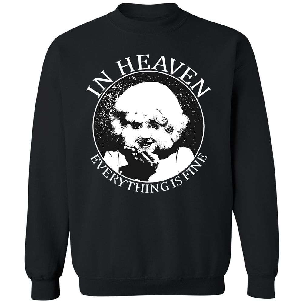 Classic Unisex Sweatshirt - WEH8E7PF - Black - 1