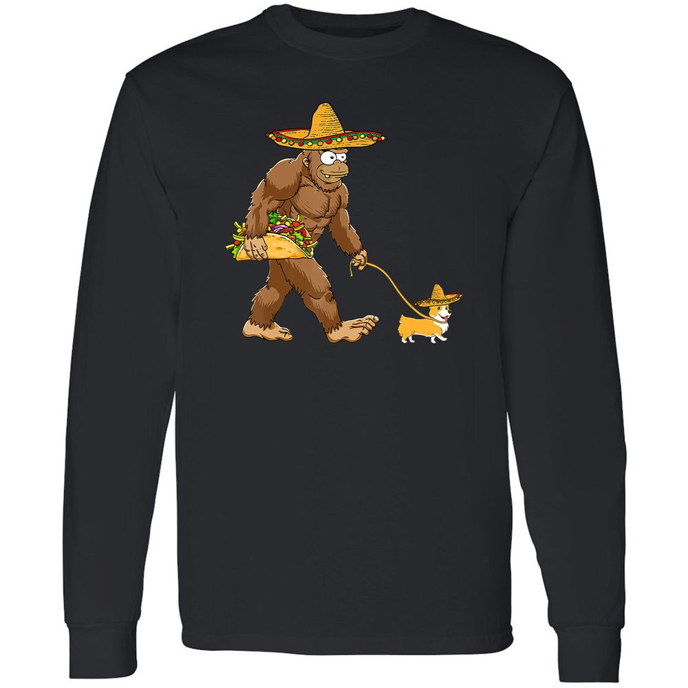 Long Sleeve T-Shirt - 978C7HHT - Black - 1