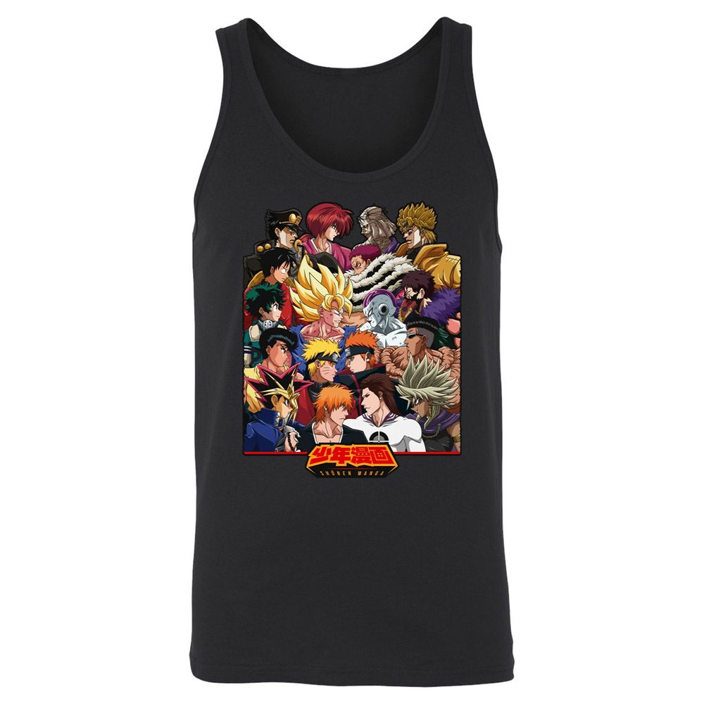 Unisex Jersey Tank - 2CMQZDZH - Black - 1