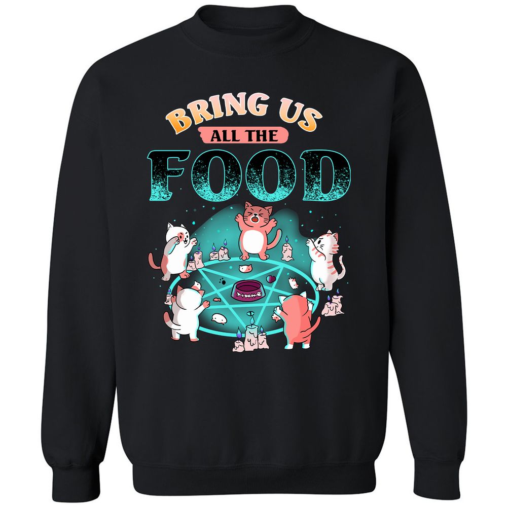 Classic Unisex Sweatshirt - UAH3TKDH - Black - 1