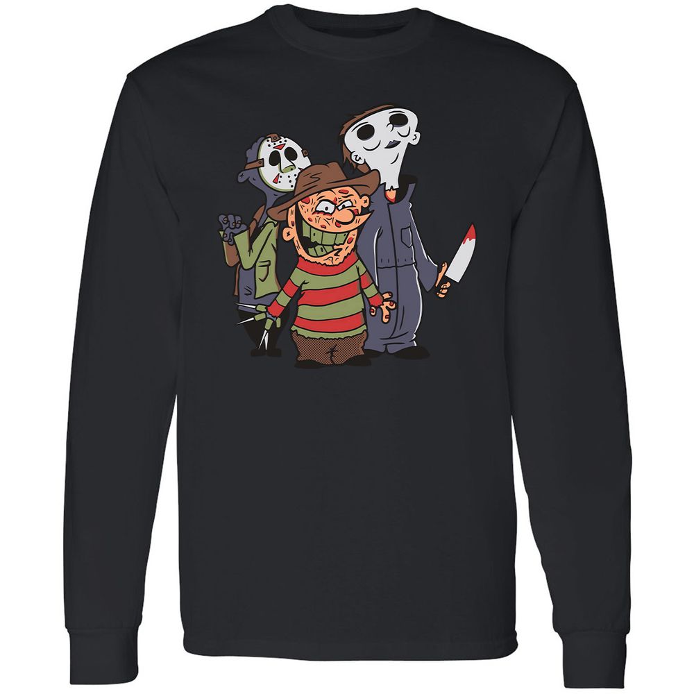 Long Sleeve T-Shirt - 97WXEHEV - Black - 1