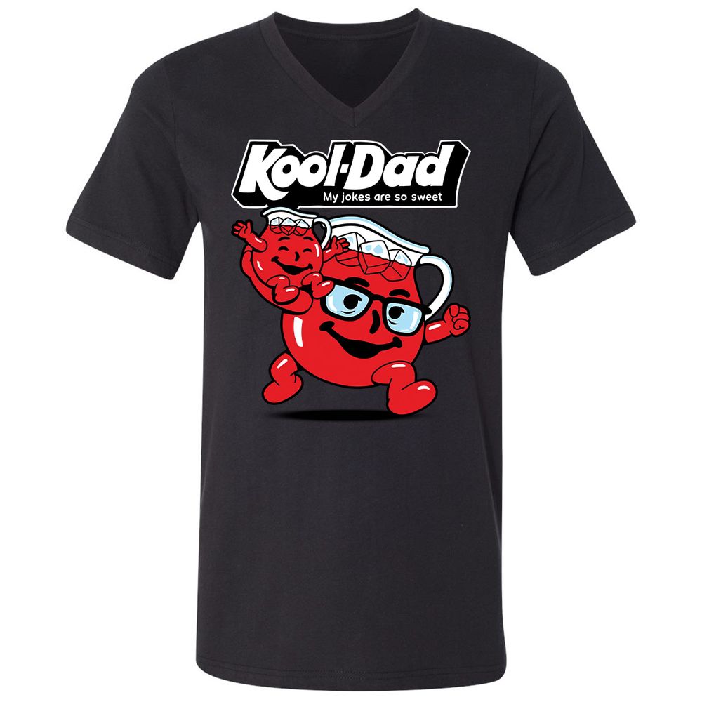 Unisex V-Neck T-Shirt - 8PN64PJ9 - Black - 1