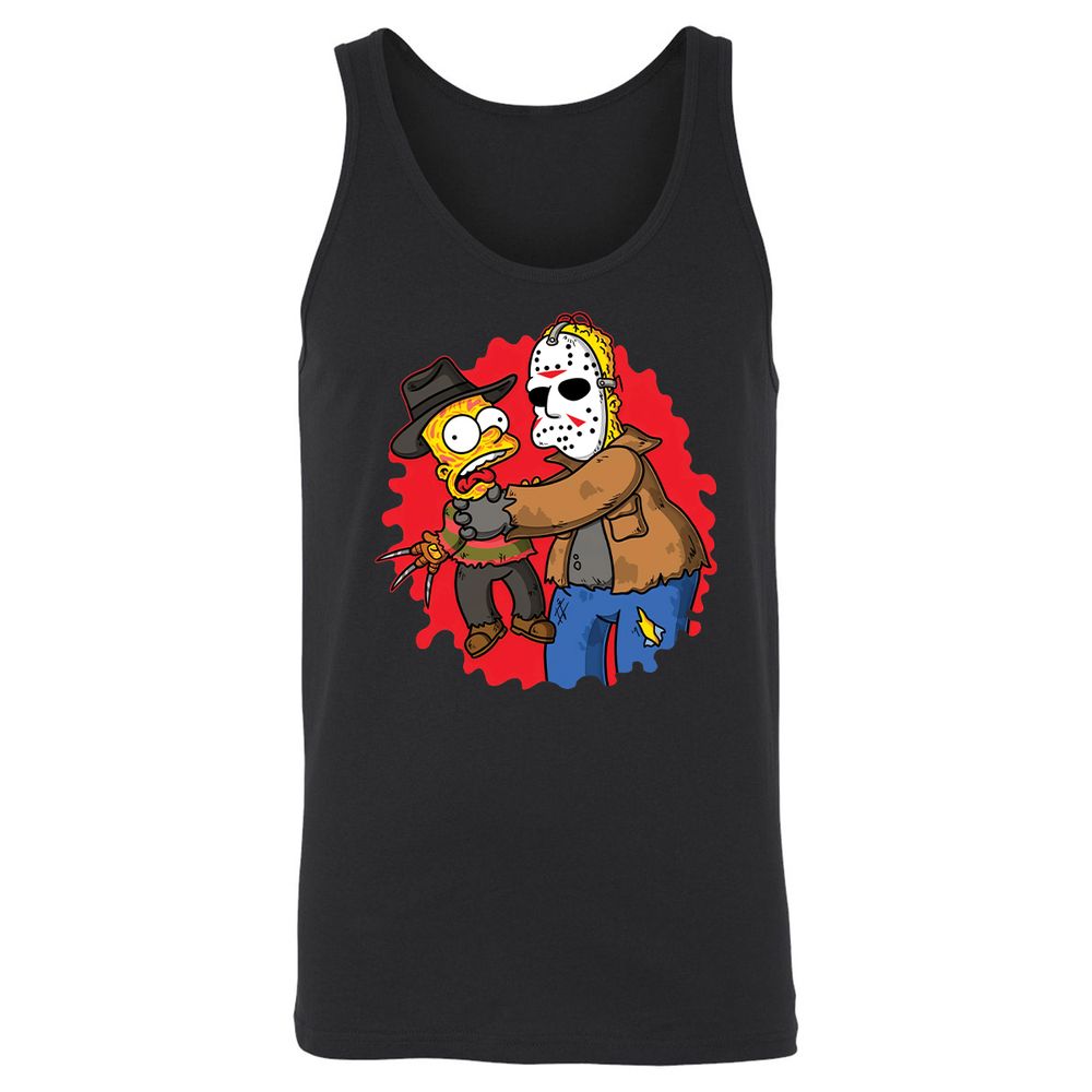Unisex Jersey Tank - QE9TJFTG - Black - 1