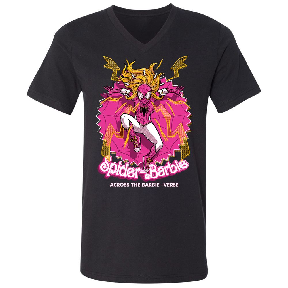 Unisex V-Neck T-Shirt - AJGCBYP3 - Black - 1