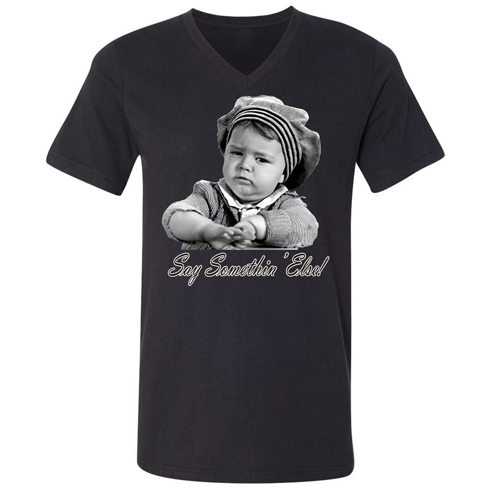 Unisex V-Neck T-Shirt - JNEKELRB - Black - 1