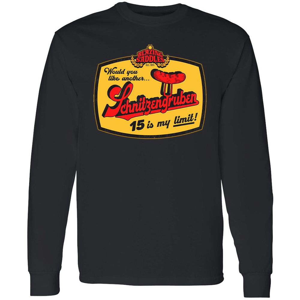 Long Sleeve T-Shirt - BJG66XCK - Black - 1