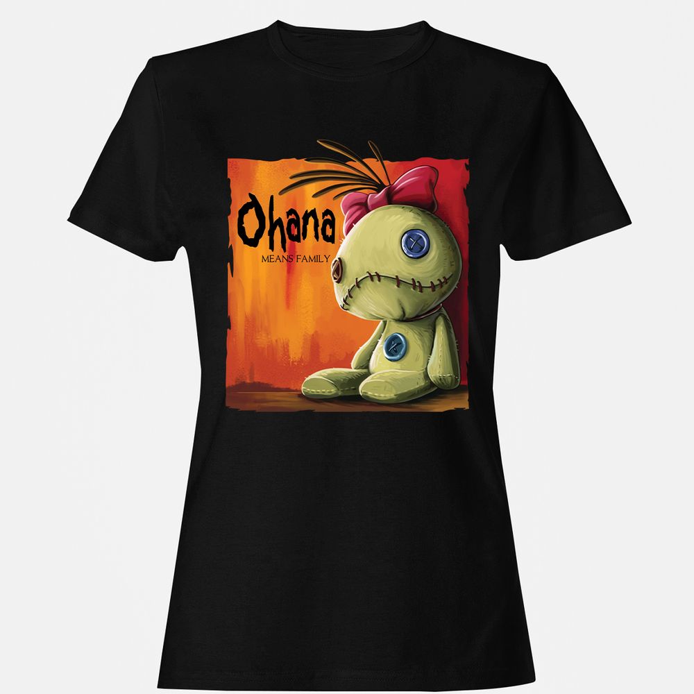 Women's T-Shirt - HLNA7WDM - Black - 1