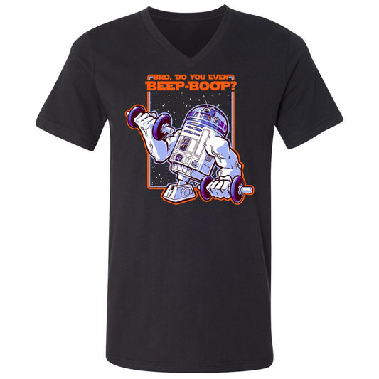 Unisex V-Neck T-Shirt - S72EU9YA - Black - 1