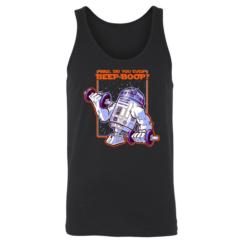 Unisex Jersey Tank - 3UFJVF72 - Black - 1