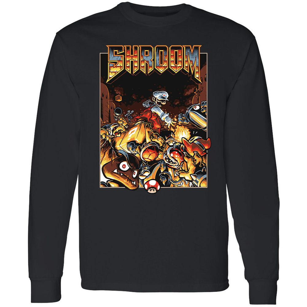 Long Sleeve T-Shirt - 8QCRFE8L - Black - 1