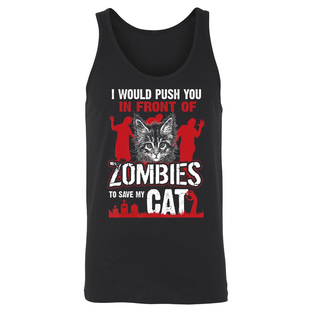 Unisex Jersey Tank - NMT9W4B4 - Black - 1