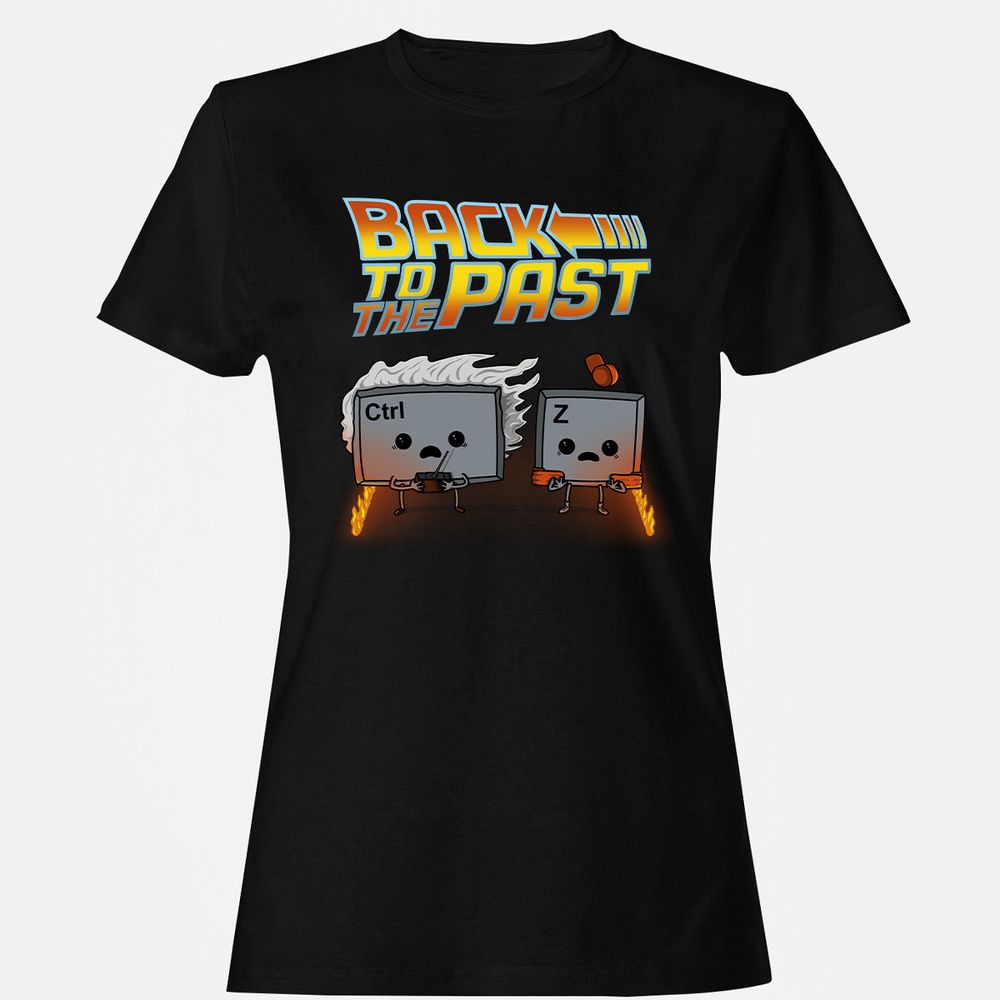 Women's T-Shirt - X73JBPEJ - Black - 1