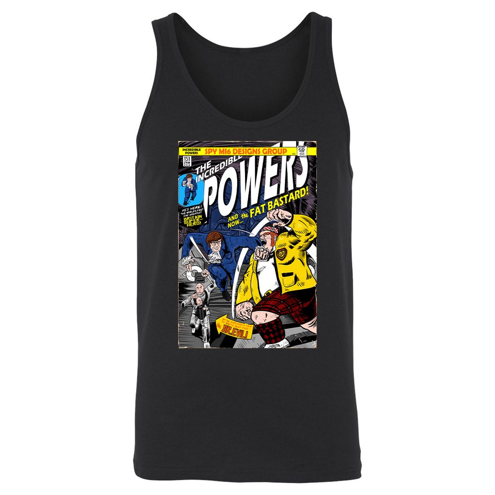 Unisex Jersey Tank - EMEV4FAX - Black - 1