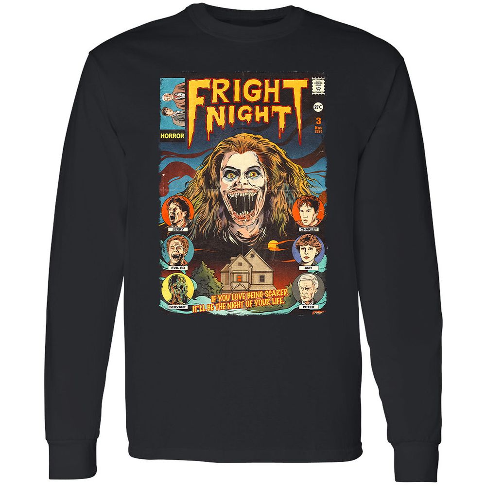 Long Sleeve T-Shirt - CQ8ZQN6T - Black - 1