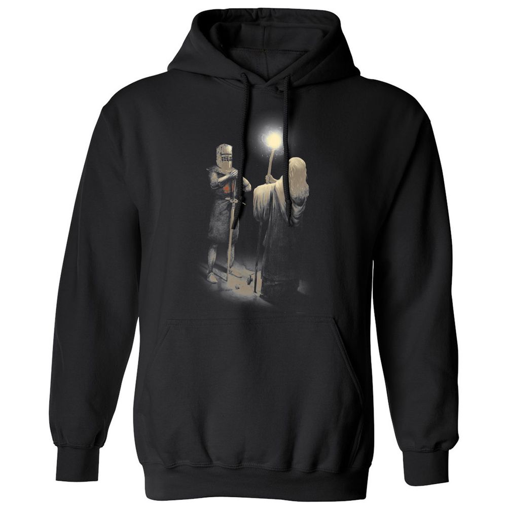 Classic Unisex Hoodie - UQUVZFFV - Black - 1
