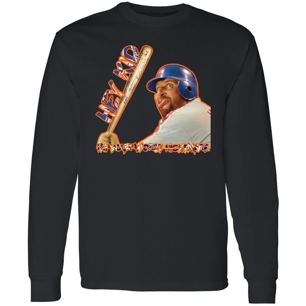 Long Sleeve T-Shirt - PTLTELCV - Black - 1