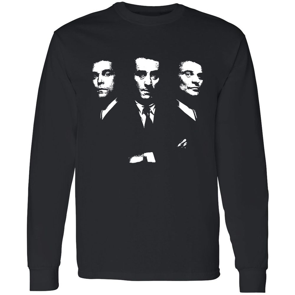Long Sleeve T-Shirt - 689XYGLW - Black - 1