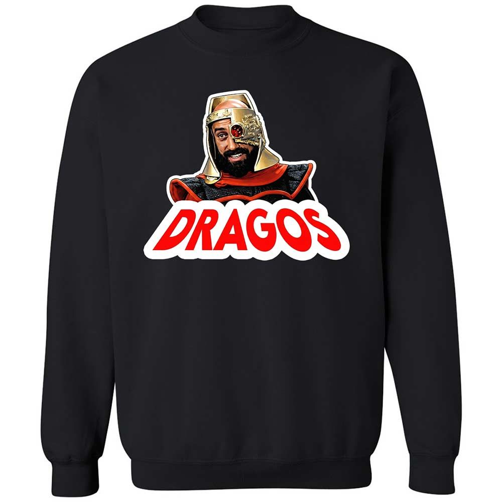 Classic Unisex Sweatshirt - B9ATDV4W - Black - 1