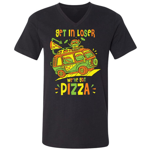 Unisex V-Neck T-Shirt - JACFERP9 - Black - 1