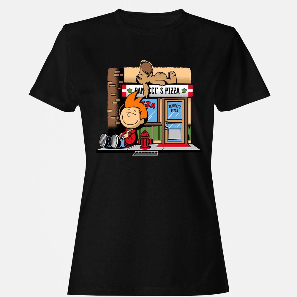 Women's T-Shirt - LTDJQB48 - Black - 1