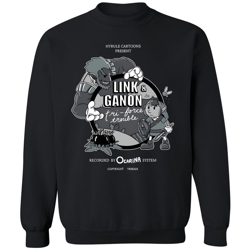 Classic Unisex Sweatshirt - FF5E9S1F - Black - 1