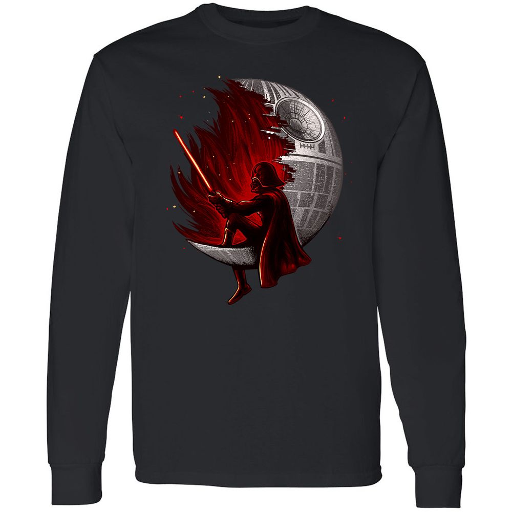 Long Sleeve T-Shirt - HK655U7L - Black - 1