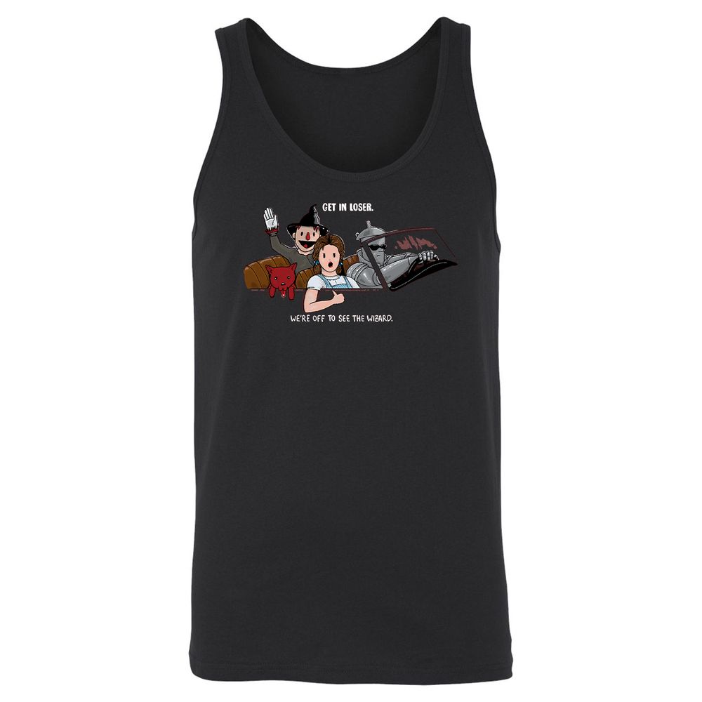 Unisex Jersey Tank - CJRHX37L - Black - 1