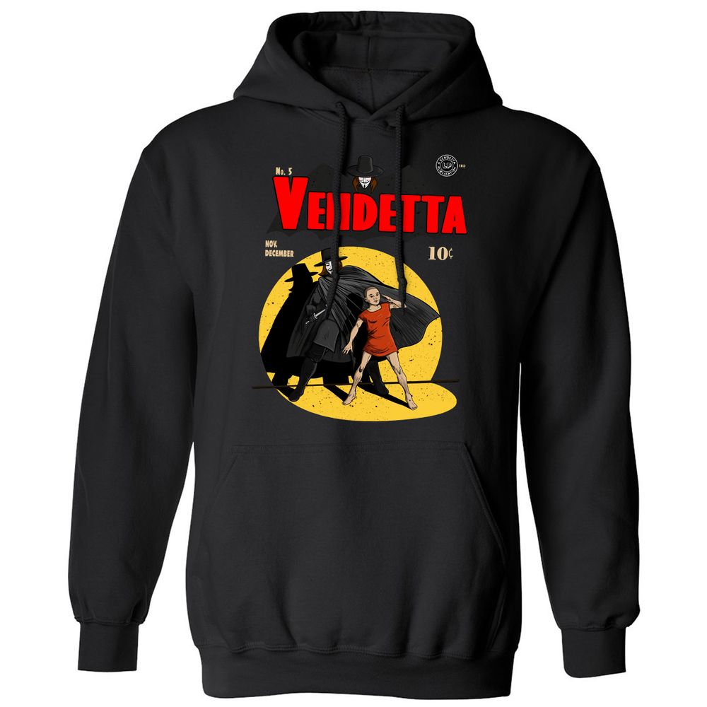 Classic Unisex Hoodie - UENU2R5C - Black - 1