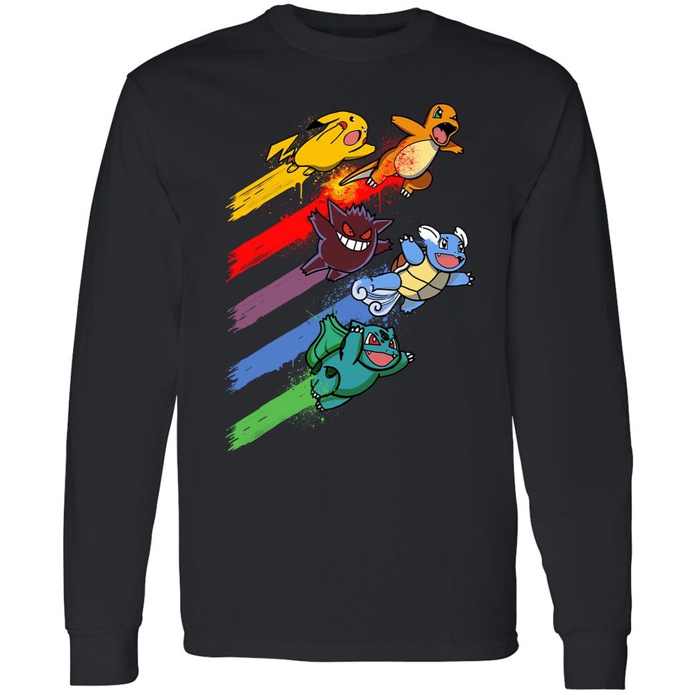 Long Sleeve T-Shirt - KMN5JGQ4 - Black - 1