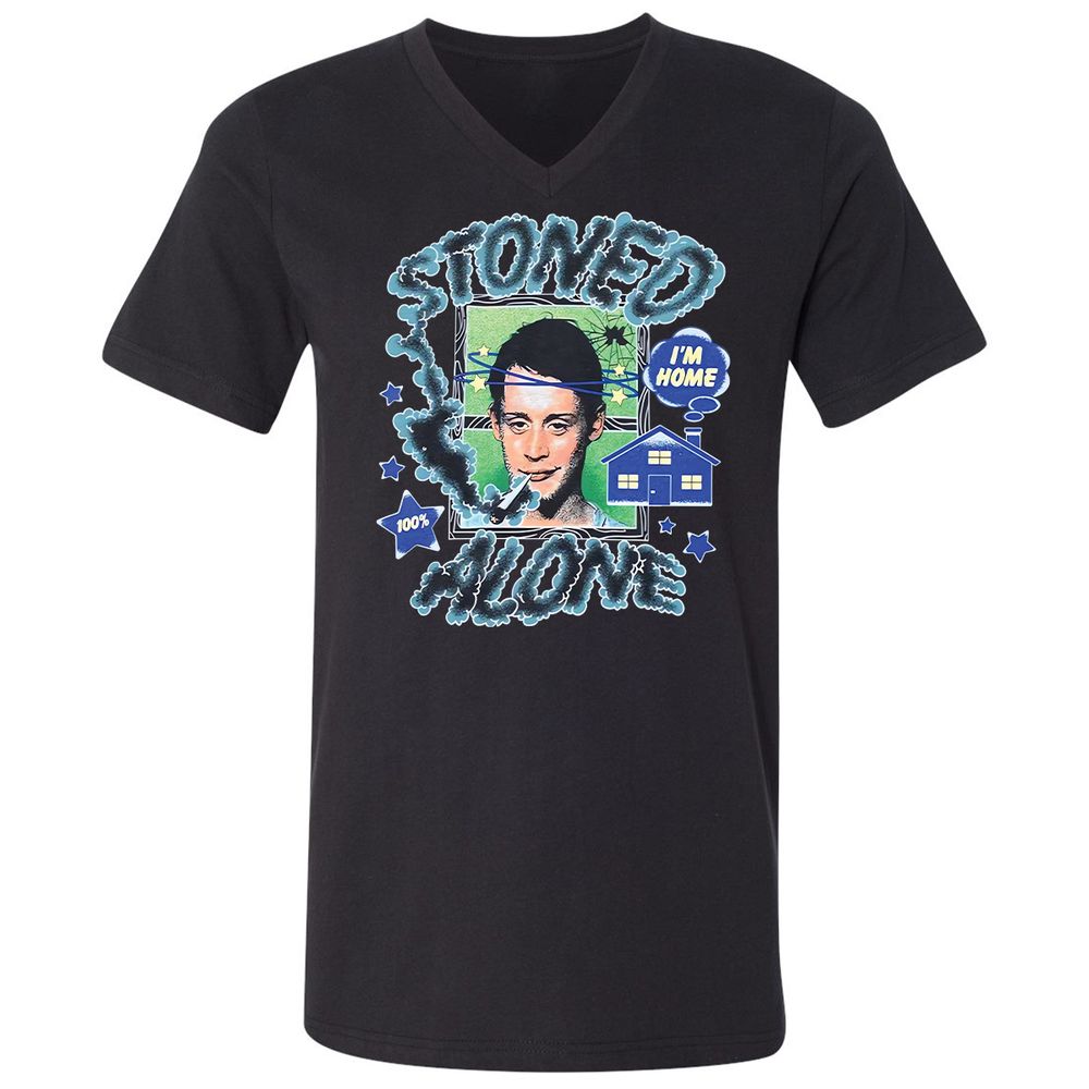 Stoned home alone - Black - 1