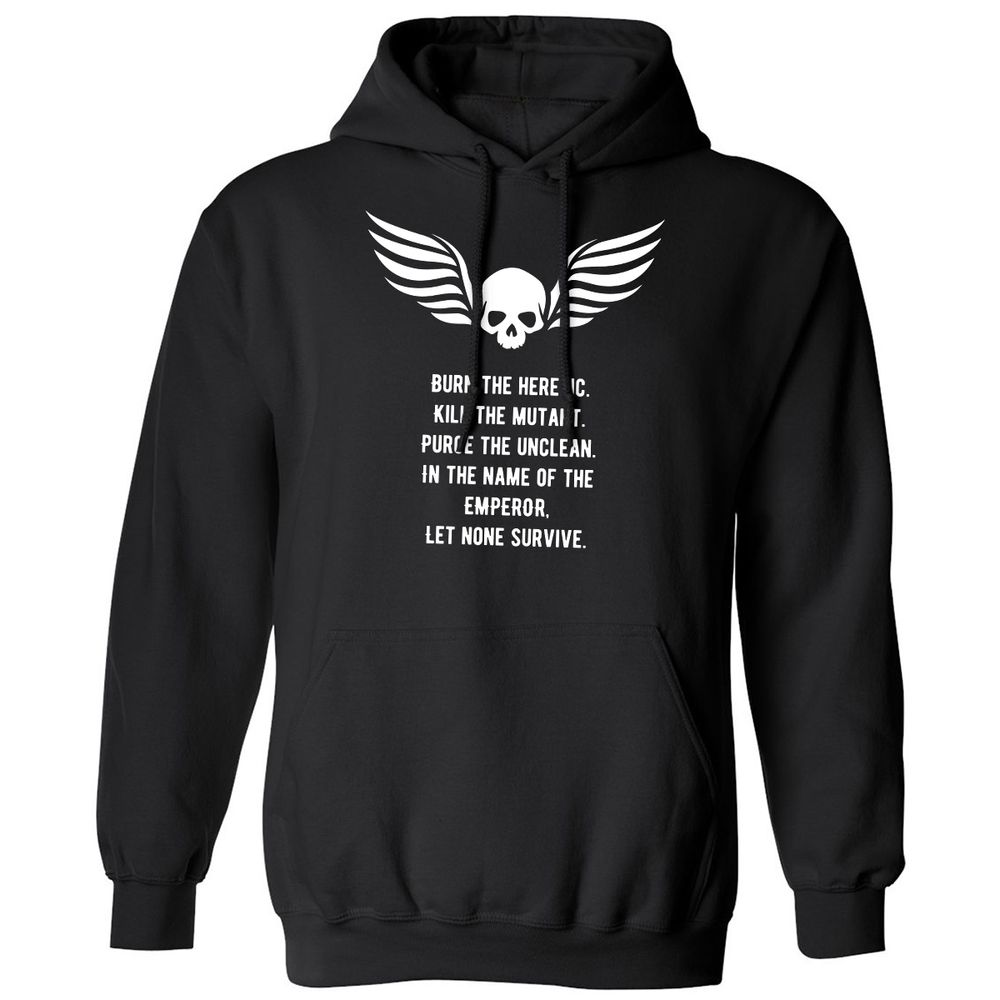 Classic Unisex Hoodie - ERHWMVSJ - Black - 1