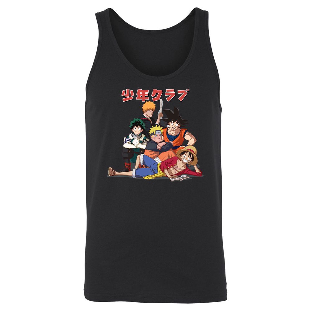 Unisex Jersey Tank - RGU9MHSP - Black - 1