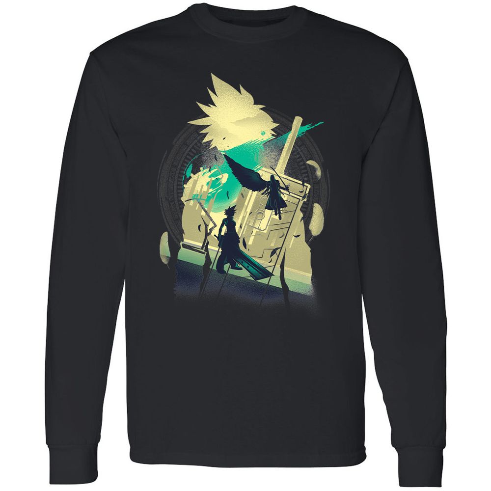 Long Sleeve T-Shirt - ZHJP6SEN - Black - 1