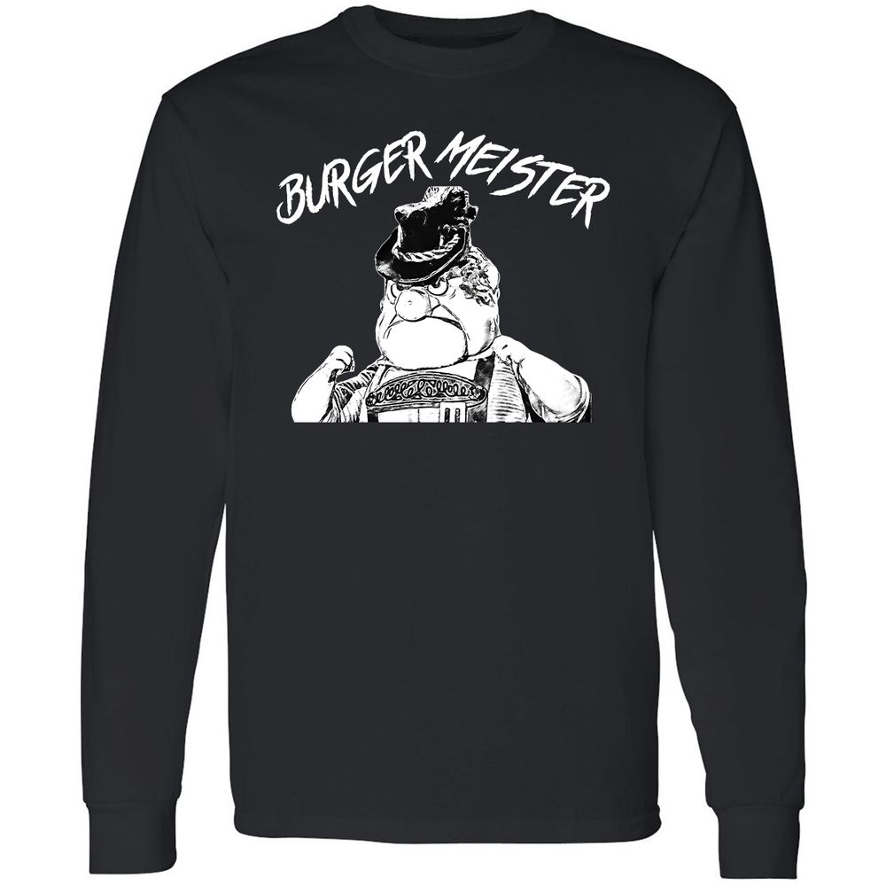 Long Sleeve T-Shirt - 3RG8KCS2 - Black - 1