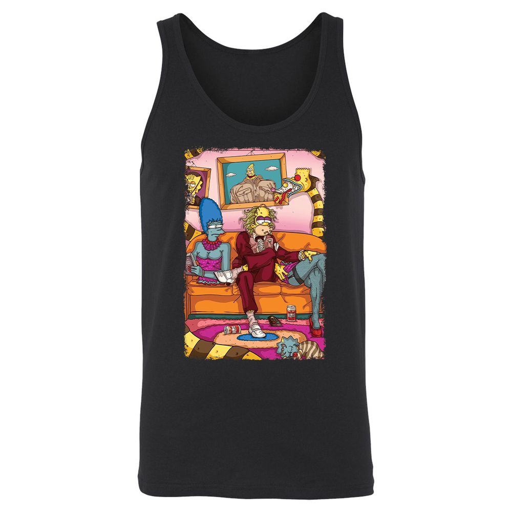 Unisex Jersey Tank - K3UB7DQ6 - Black - 1