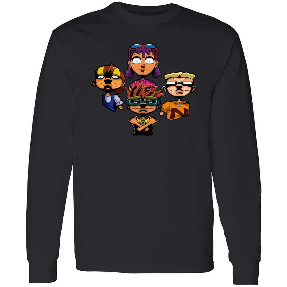 Long Sleeve T-Shirt - 6NDDE9Q8 - Black - 1