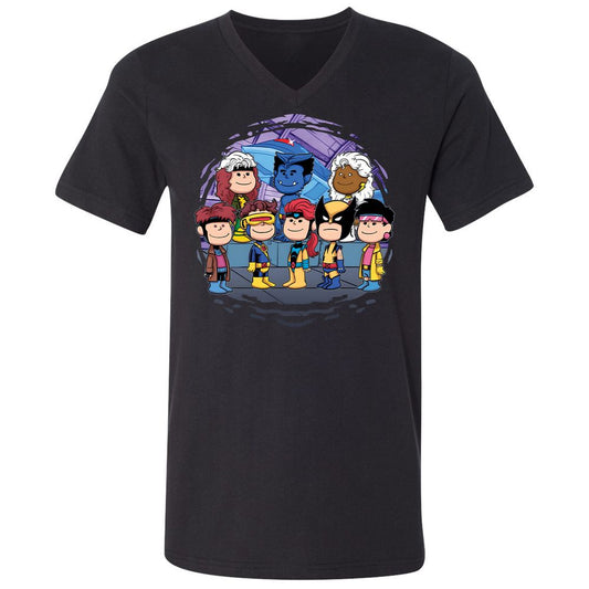 Unisex V-Neck T-Shirt - 9X6N2LSH - Black - 1