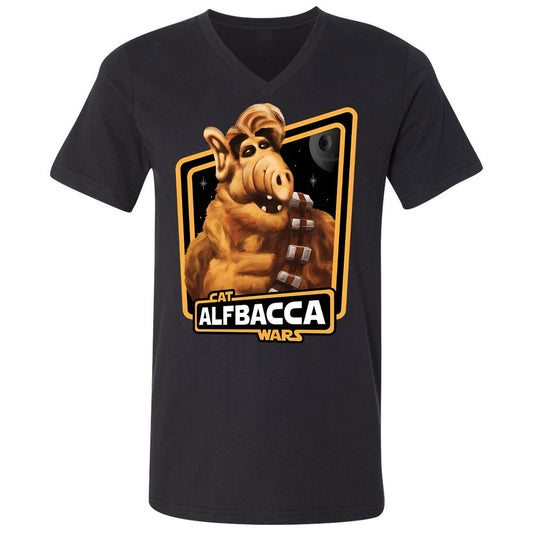 Unisex V-Neck T-Shirt - T81EWLAG - Black - 1