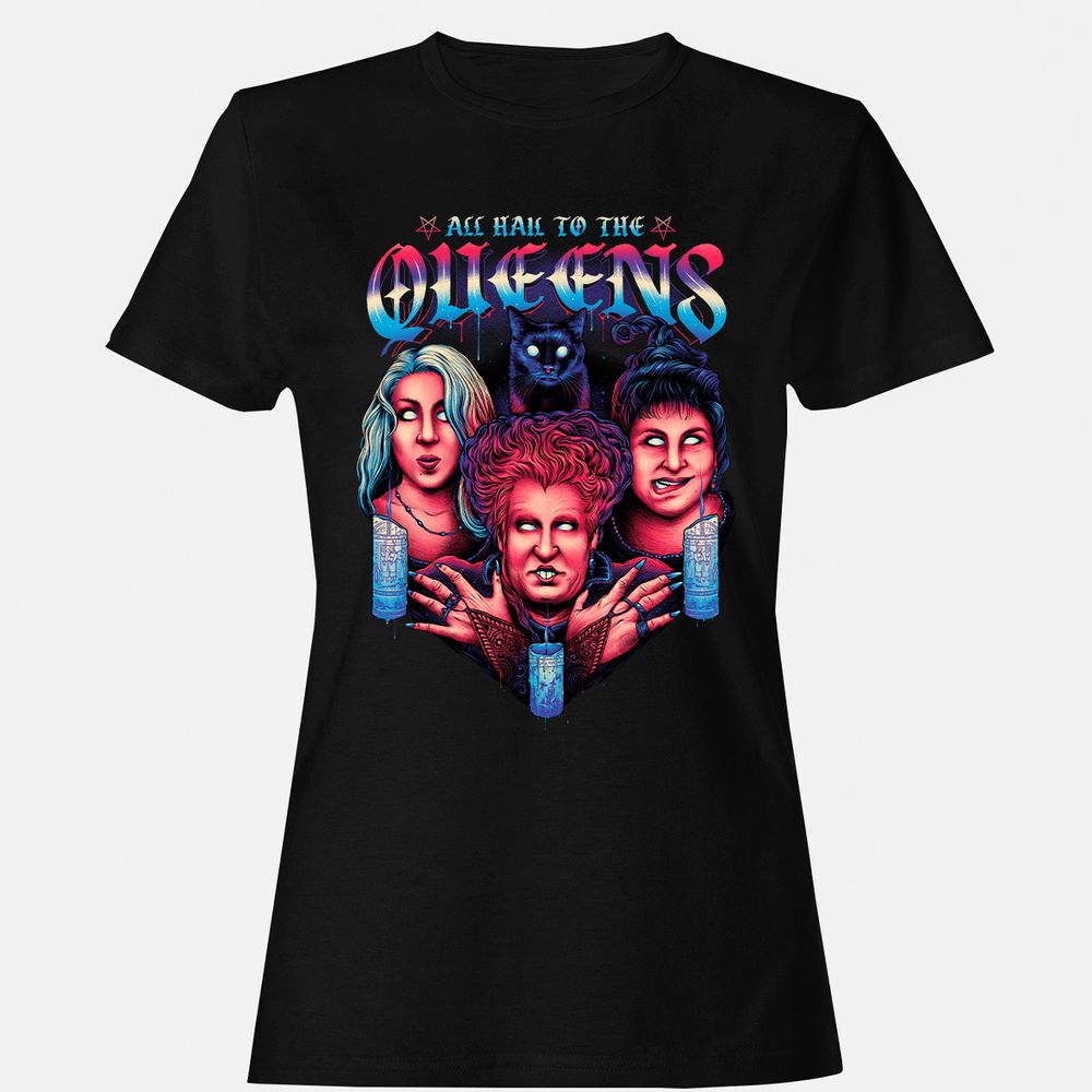 Women's T-Shirt - 745QMGXN - Black - 1