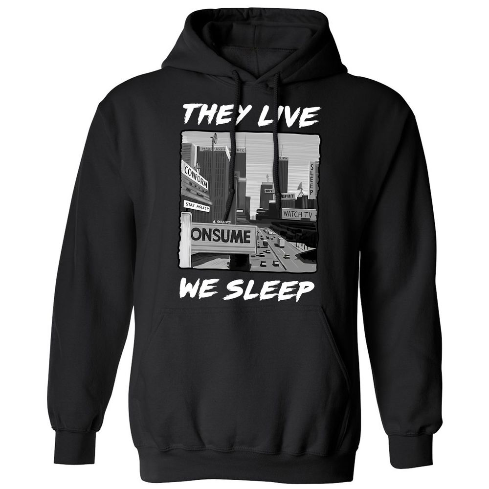 Classic Unisex Hoodie - UUVH5LZN - Black - 1
