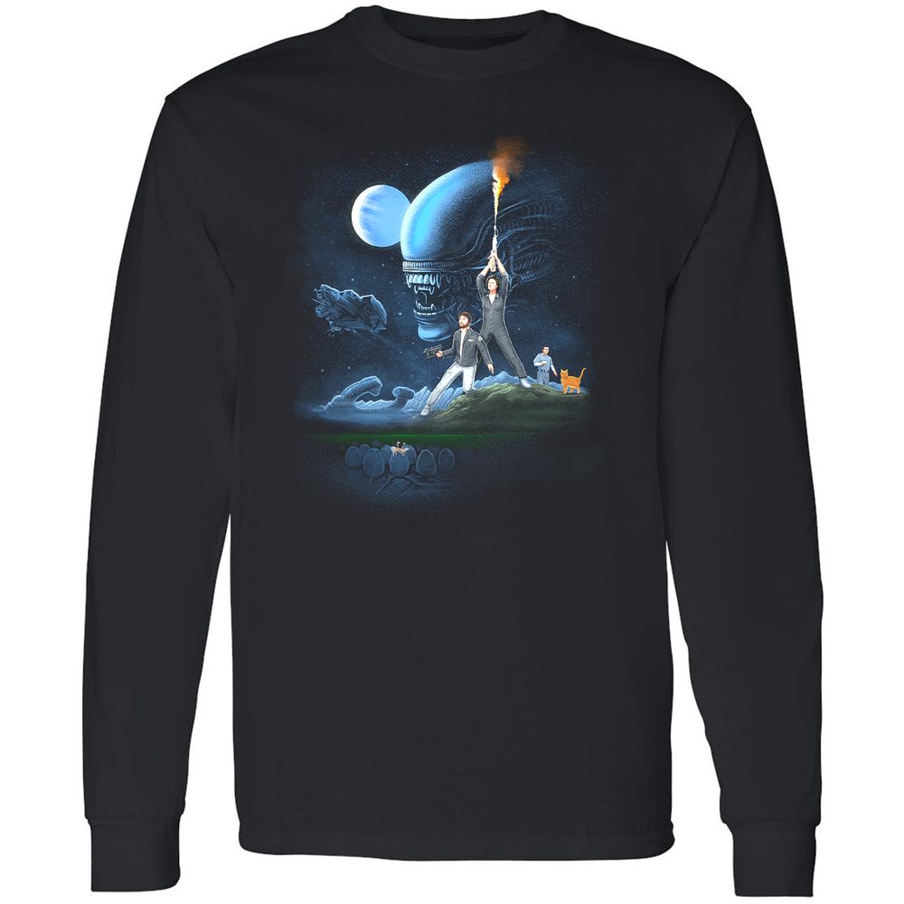 Long Sleeve T-Shirt - KU5NLDZS - Black - 1