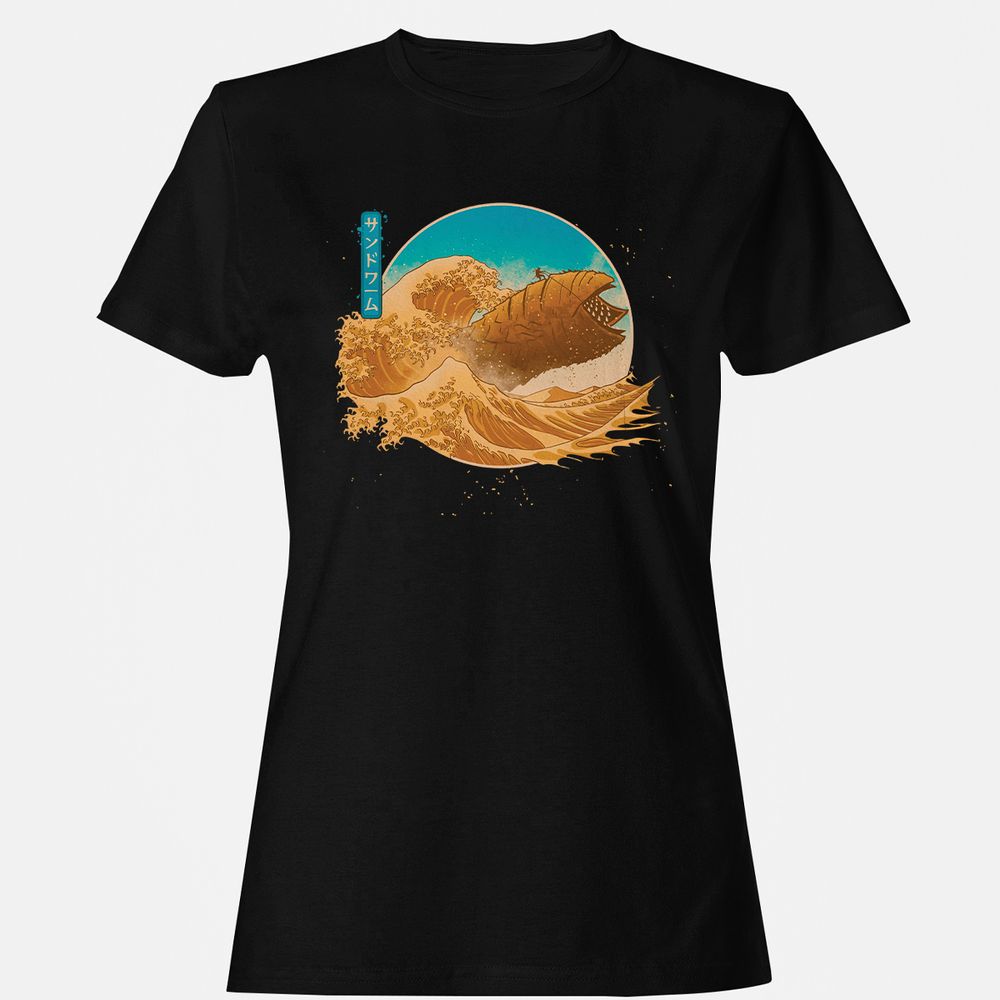 Women's T-Shirt - 86KWNFHT - Black - 1