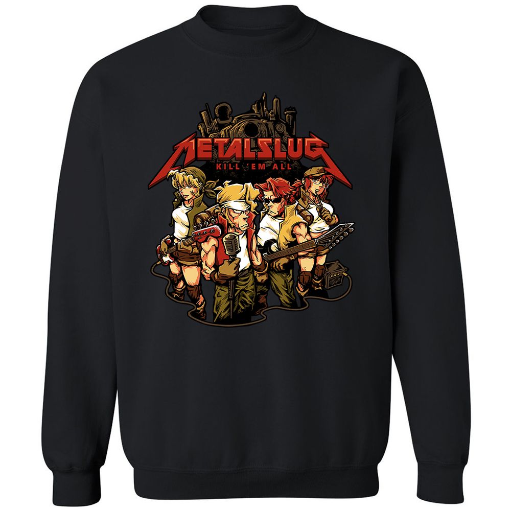 Classic Unisex Sweatshirt - 8U8L77XV - Black - 1