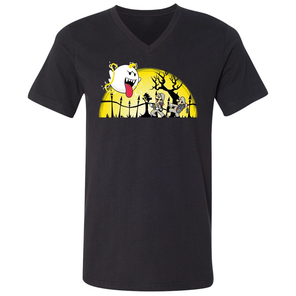 Unisex V-Neck T-Shirt - PZ18CRCZ - Black - 1