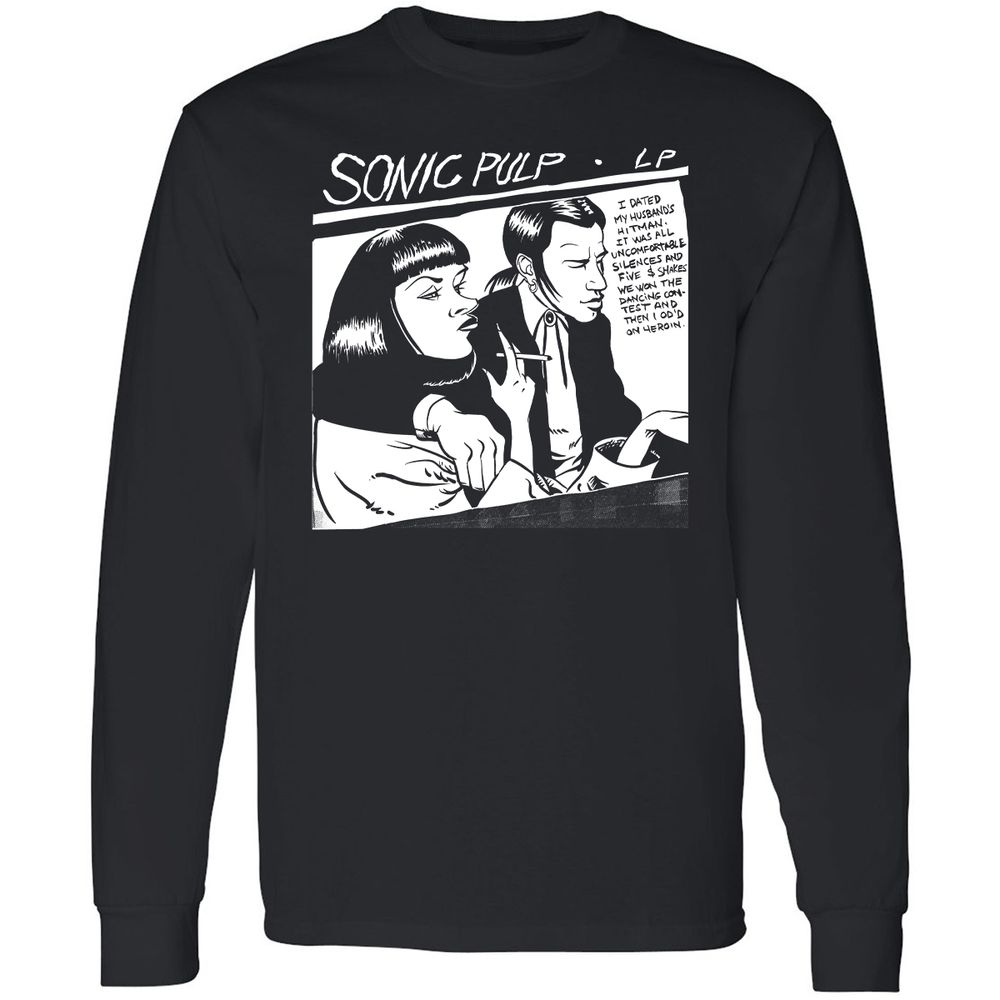 Long Sleeve T-Shirt - 445XDU2P - Black - 1